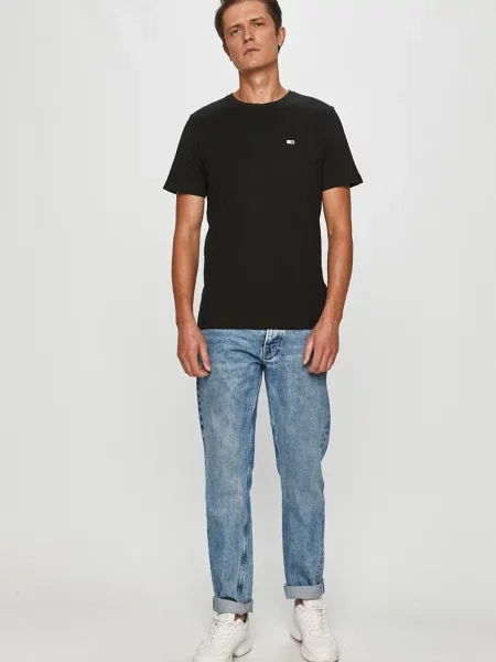 Tričko Tommy Jeans čierna