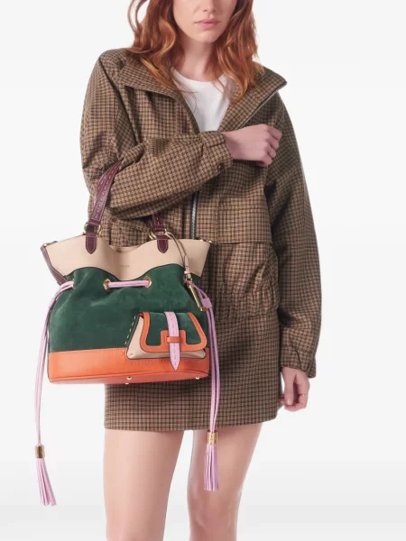 Geantă Lancel din piele verde