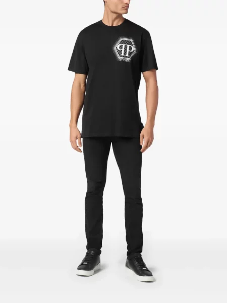 Μπλούζα Philipp Plein μαύρο