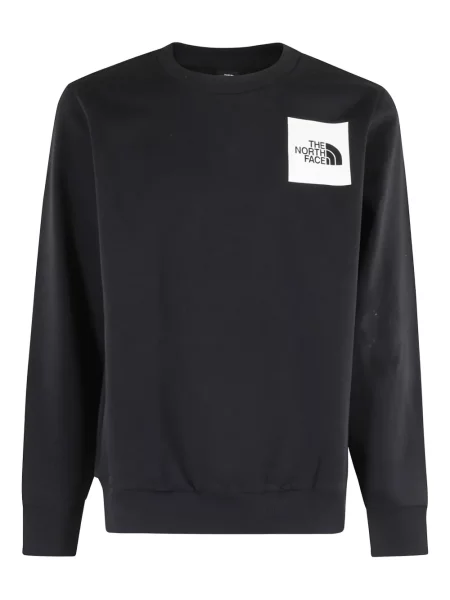 Pulover The North Face cu decolteu rotund negru