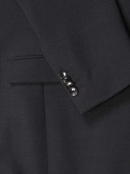 Marynarka na 2 o kroju slim fit z dodatkiem streczu model Caden' Cg - Club Of Gents
