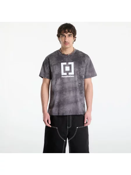 Тениска Horsefeathers с tie-dye ефект връзки