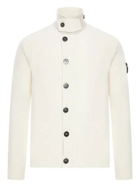 Gulerat cardigan Stone Island cu strasuri