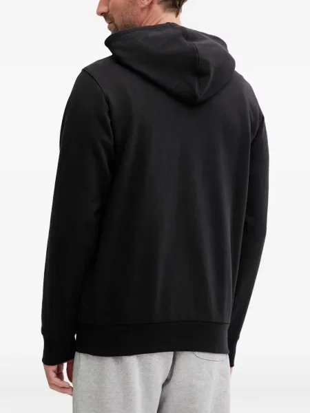 Hanorac cu glugă Helly Hansen cu imagine cu cordon negru