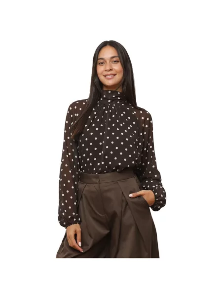 Bluza La Modeuse smeđa