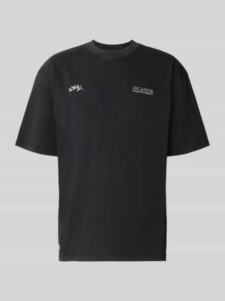 Oversized t-shirt z nadrukiem z logo model Trofa' Pegador