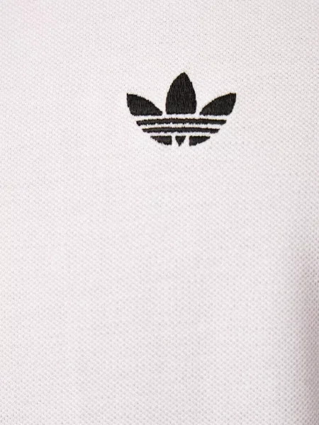 Adidas Originals тениска с яка мъжка от Trefoil Essentials бяло