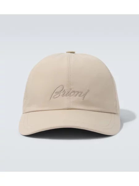 Șapcă Brioni cu broderie bej