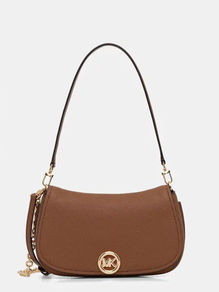 Michael Kors De piele geantă pe umăr NOLITA maro