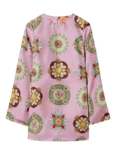 Mała mały sukienka mini La Doublej garniturowa różowa