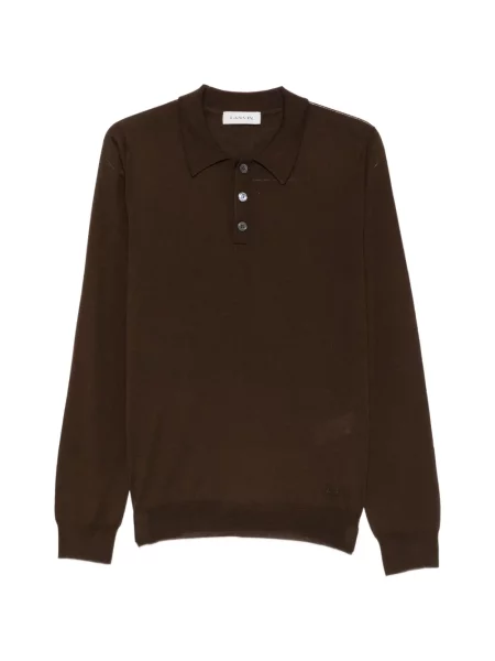 Μακρύς polo Lanvin καφέ