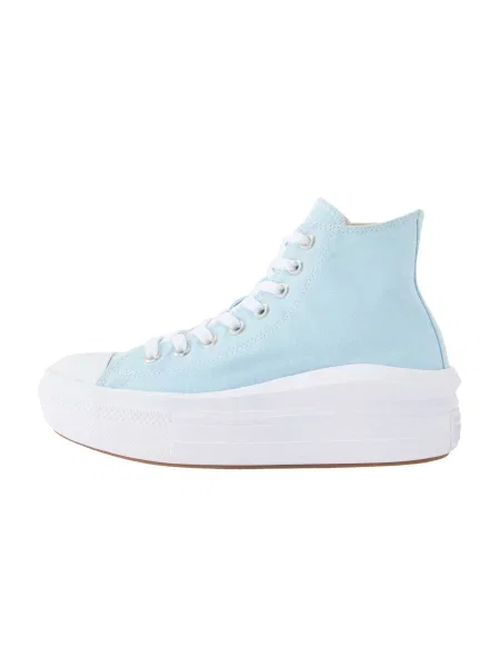 CONVERSE Sportbačiai su auliuku CHUCK TAYLOR ALL STAR MOVE PLATFORM šviesiai mėlyna