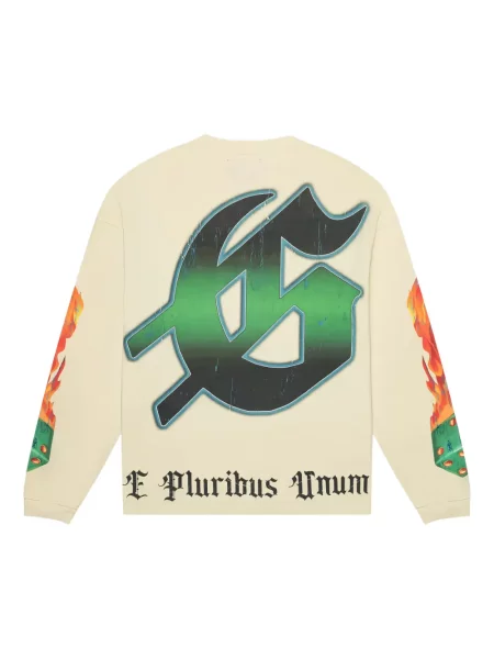 Tricou Godspeed lung alb