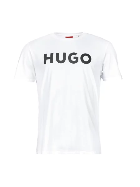 HUGO Tričko Dulivio černá bílá