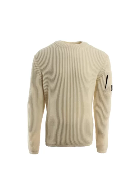 Sweter C.p. Company wełniany beżowy