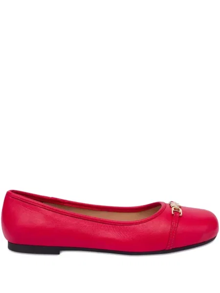 Балеринки Love Moschino със сърца червено