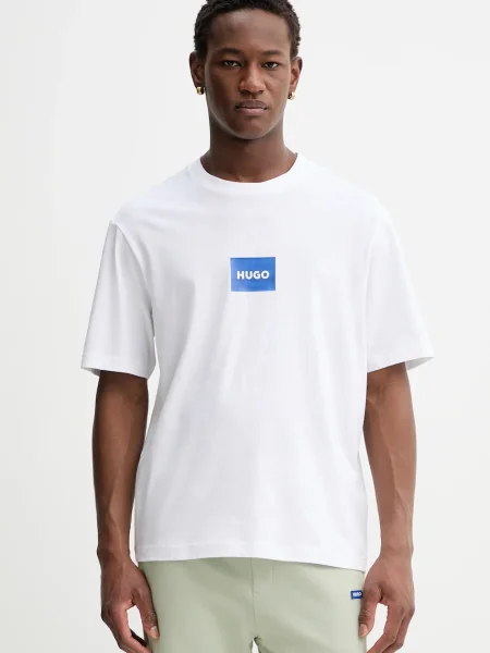 Hugo Blue tricou din Nayonix alb