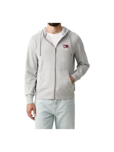 Bluza rozpinana Tommy Hilfiger szara