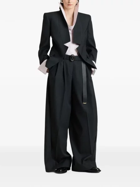 Geacă Givenchy de lână cu rever gri