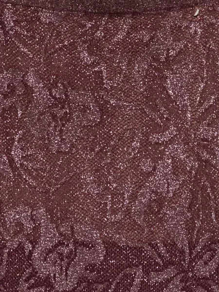 Fustă midi Liu Jo cu model floral din jacard violet