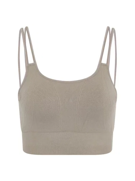 Born Sport top Blume închis bej