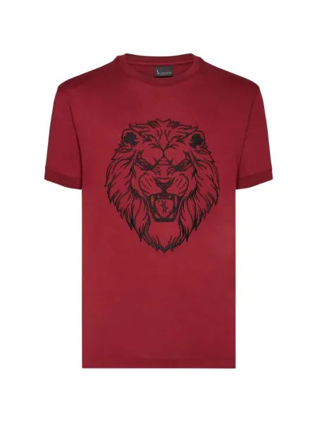 Tricou Billionaire cu decolteu rotund roșu