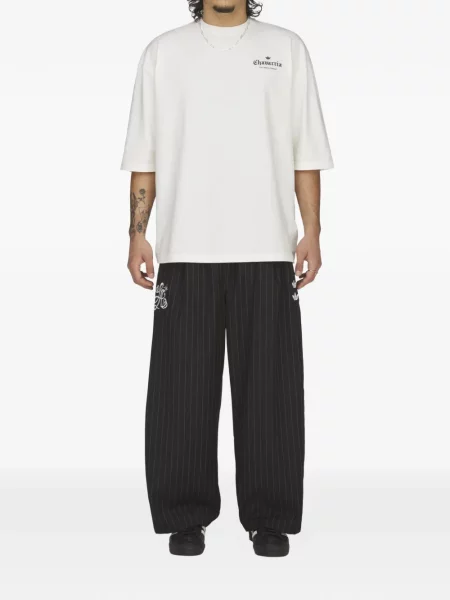 Tricou Willy Chavarria cu imagine alb