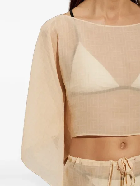Decupat poncho Balmain