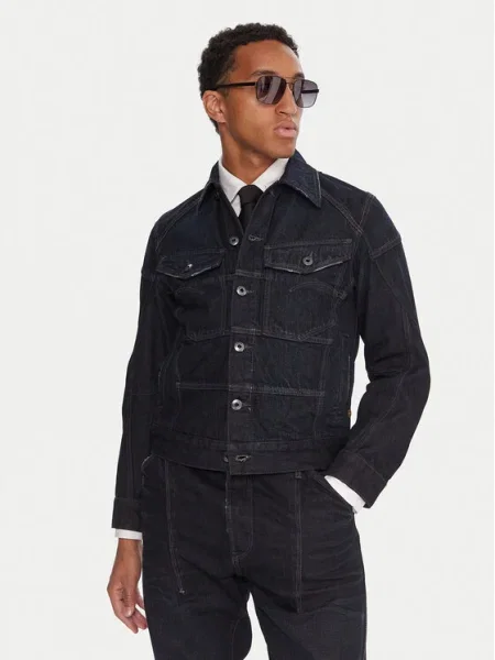 G-Star Raw Geacă de blugi Kitoh 3D Bleumarin