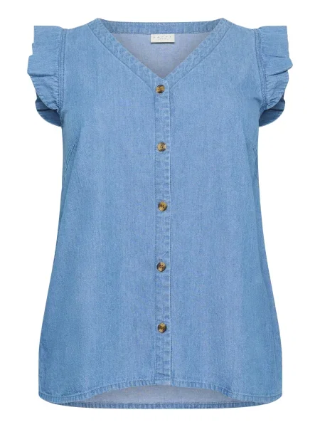 KAFFE CURVE Bluză KCLouisa' albastru