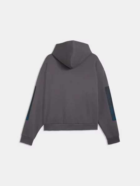 Худи Puma в уличном стиле серое