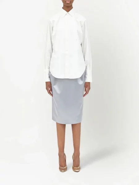 Cămașă Maison Margiela din poplin alb