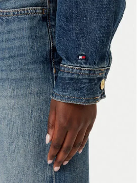 Tommy Hilfiger Džinsinė striukė mėlyna