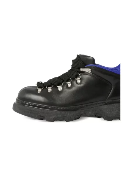 Buty do kostki Burberry skórzane czarne