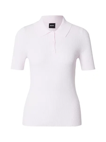 BOSS Pulover Feskus pastel roz