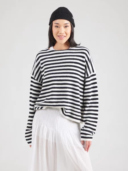 CATWALK JUNKIE Pulover negru alb