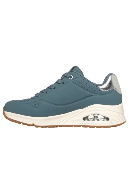 SKECHERS Nízke tenisky Uno Golden Air modrosivá