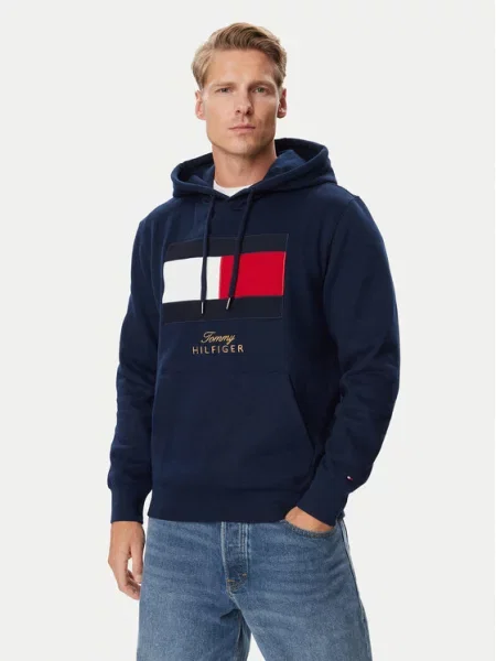 Tommy Hilfiger Μπλούζα Gifting Flag Σκούρο μπλε