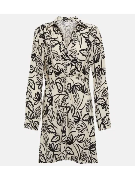 Zamatové šaty Velvet s potlačou béžová