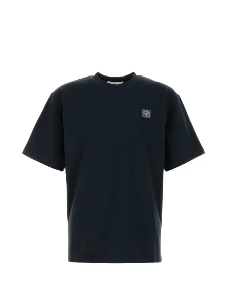 Tricou Stone Island cu strasuri albastru
