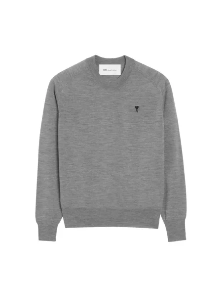 Sweter Ami Paris szary