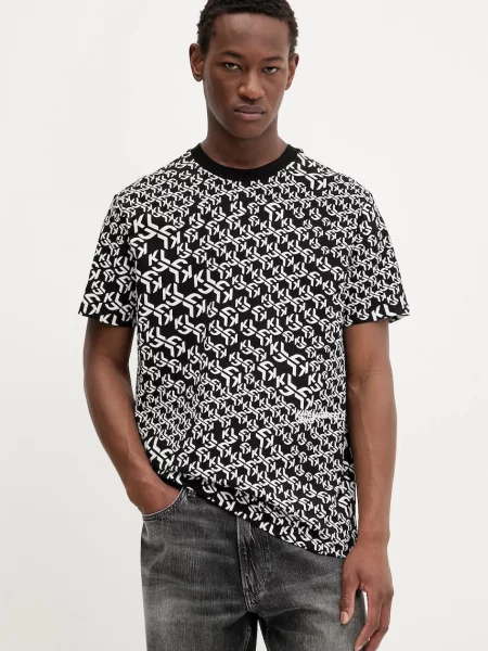Kratka majica Karl Lagerfeld Jeans črna