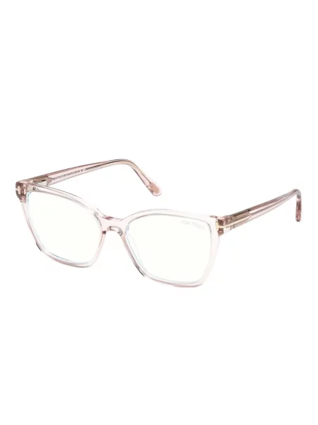 Ochelari de soare dreptunghiulari Tom Ford Eyewear roz