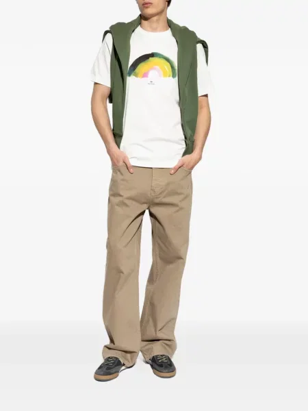 Tricou Ps Paul Smith cu imagine alb