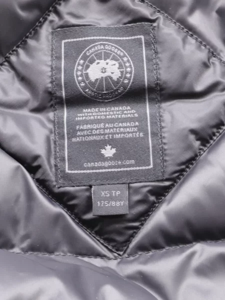 Geacă Canada Goose cu glugă negru