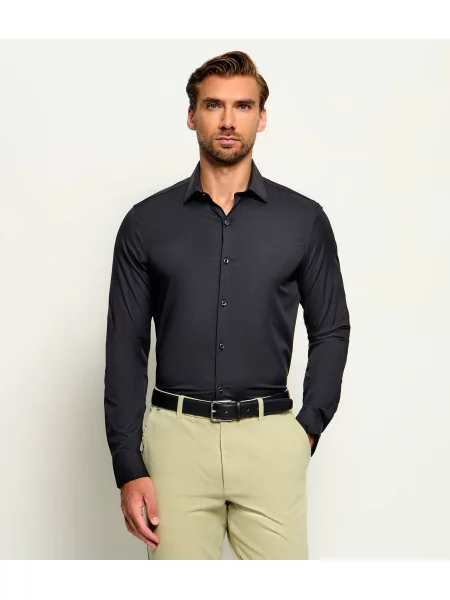 Calvin Klein Cămașă | stretch negru