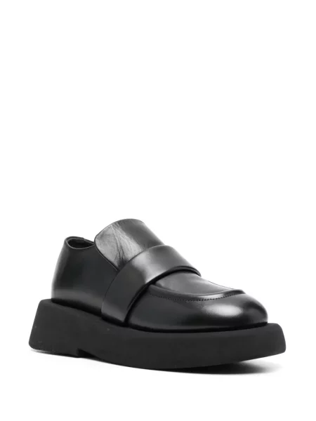 Iš natūralios odos slip on loaferiai Marsell juoda