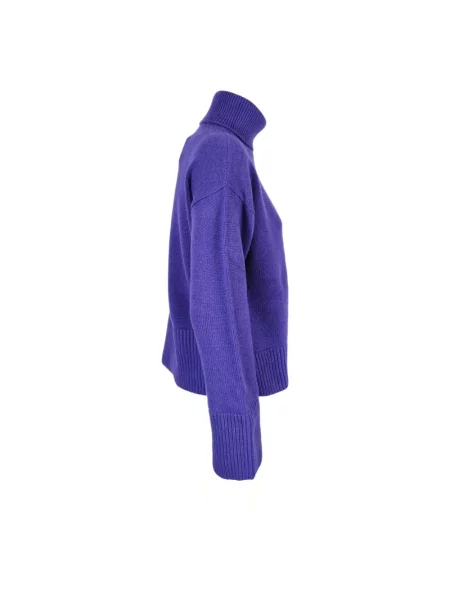Sweter z golfem Parosh do golfa fioletowy
