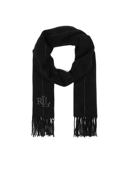 Šál LAUREN RALPH LAUREN čierna