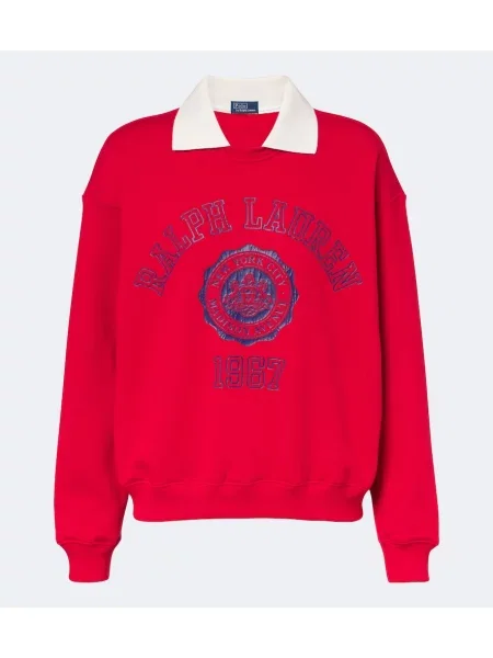 Hanorac Polo Ralph Lauren cu imagine roșu